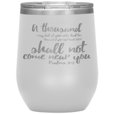 MeditateHealing.com Stainless Steel Vacuum Insulated Wine Tumbler