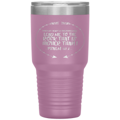 Bible Verses 30oz Stainless Steel Vacuum Insulated Tumbler - Psalm 61:2 Design 8