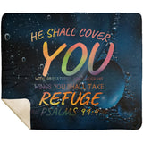 MeditateHealing.com | Bible Verses Premium Sherpa Mink Blanket