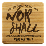 MeditateHealing.com | Pure Bamboo Wood Thick Coasters