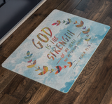Bible Verses Anti-Slip Protective Doormat ~Psalm 73:26~ Design 14