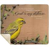 MeditateHealing.com | Bible Verses Premium Sherpa Mink Blanket