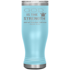 Bible Verses Boho 20oz Stainless Steel Vacuum Insulated Tumbler - Psalm 73:26 Design 16