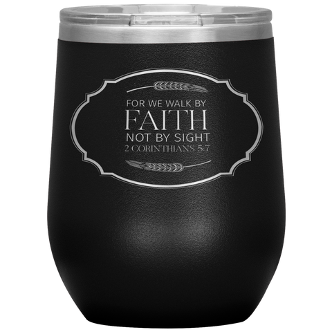 MeditateHealing.com Stainless Steel Vacuum Insulated Wine Tumbler