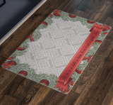 Personalized Custom Photo Anti-Slip Protective Doormat Christmas Theme ~Isaiah 9:6~ (Design: Holly)
