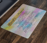 Bible Verses Anti-Slip Protective Doormat Lord's Prayer ~Matthew 6:9-13~ (Design: Watercolor 1)