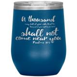 MeditateHealing.com Stainless Steel Vacuum Insulated Wine Tumbler