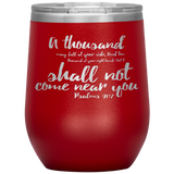 MeditateHealing.com Stainless Steel Vacuum Insulated Wine Tumbler