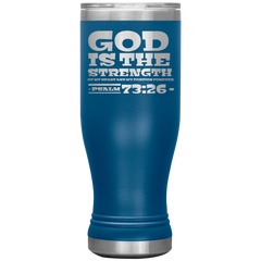 Bible Verses Boho 20oz Stainless Steel Vacuum Insulated Tumbler - Psalm 73:26 Design 3