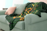 Bible Verses Premium Mink Sherpa Blanket - No Evil Shall Befall You ~Psalm 91:10~ Design 8