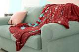 Bible Verses Premium Mink Sherpa Blanket - Faith Move Mountains ~Matthew 17:20~ Design 8