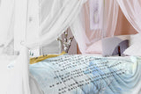 Bible Verses Premium Mink Sherpa Blanket - Lord's Prayer ~Matthew 6:9-13~ (Design: Dreamy 2)