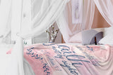Bible Verses Premium Mink Sherpa Blanket - Walk By Faith ~2 Corinthians 5:7~ Design 11