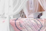 Bible Verses Premium Mink Sherpa Blanket - Walk By Faith ~2 Corinthians 5:7~ Design 18