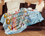Bible Verses Premium Mink Sherpa Blanket - God Is The Strength Of My Heart Forever ~Psalm 73:26~ Design 16