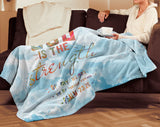 Bible Verses Premium Mink Sherpa Blanket - God Is The Strength Of My Heart Forever ~Psalm 73:26~ Design 5