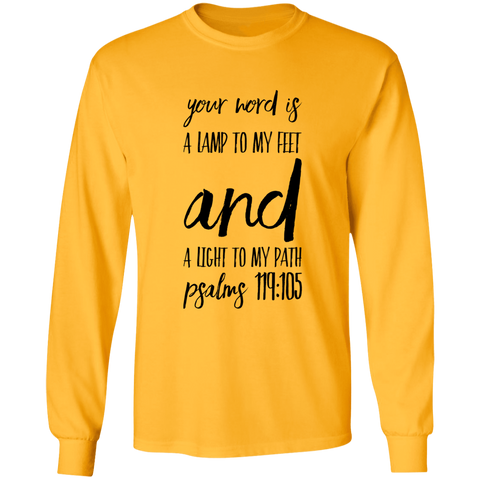 MeditateHealing.com | Bible Verse Long Sleeve Ultra Cotton T-Shirt