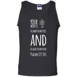 MeditateHealing.com | Bible Verse Men 100% Cotton Tank Top