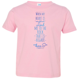 Bible Verse Toddler Jersey T-Shirt - "Psalms 61:2" Design 2 - Meditate Healing Christian Store