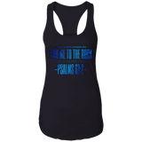 Bible Verses Ladies Ideal Racerback Tank - "Psalm 61:2" Design 4 - Meditate Healing Christian Store