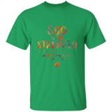 Bible Verse Men 5.3 oz. T-Shirt - "Psalm 73:26" Design 12 - Meditate Healing Christian Store