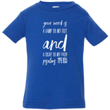 MeditateHealing.com | Bible Verse Infant Jersey T-Shirt