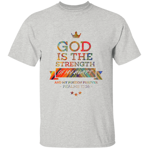 MeditateHealing.com | Bible Verse Men 5.3 oz. T-Shirt