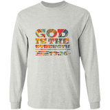 Bible Verse Long Sleeve Ultra Cotton T-Shirt - God Is The Strength Of My Heart ~Psalm 73:26~ Design 3