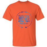 Bible Verse Men 5.3 oz. T-Shirt - "Psalm 61:2" Design 8 - Meditate Healing Christian Store