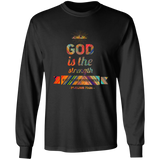 Bible Verse Long Sleeve Ultra Cotton T-Shirt - "Psalm 73:26" Design 2 - Meditate Healing Christian Store