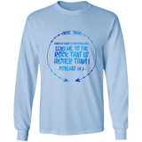 Bible Verse Long Sleeve Ultra Cotton T-Shirt - "Psalm 61:2" Design 8 - Meditate Healing Christian Store