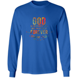 Bible Verse Long Sleeve Ultra Cotton T-Shirt - "Psalm 73:26" Design 1 - Meditate Healing Christian Store