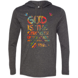 Bible Verse Men Long Sleeve T-Shirt Hoodie - "Psalm 73:26" Design 7 - Meditate Healing Christian Store