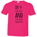 MeditateHealing.com | Bible Verse Toddler Jersey T-Shirt