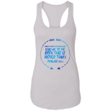 Bible Verses Ladies Ideal Racerback Tank - "Psalm 61:2" Design 8 - Meditate Healing Christian Store