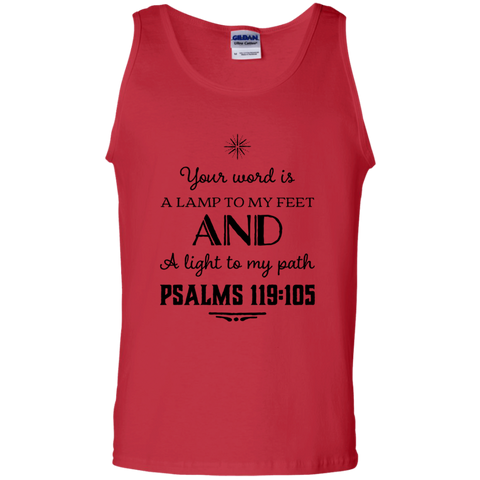 MeditateHealing.com | Bible Verse Men 100% Cotton Tank Top