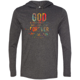Bible Verse Men Long Sleeve T-Shirt Hoodie - "Psalm 73:26" Design 1 - Meditate Healing Christian Store