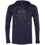 Bible Verse Men Long Sleeve T-Shirt Hoodie - "Psalm 73:26" Design 10 - Meditate Healing Christian Store