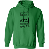 Bible Verse Men G185 Pullover Hoodie 8 oz. - Your Word Is Light To My Path ~Psalm 119:105~ Design 9