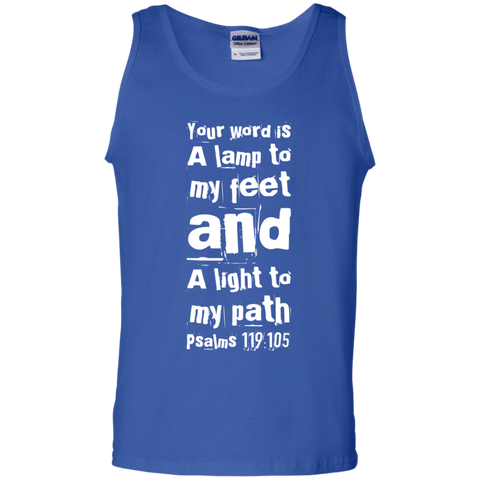 MeditateHealing.com | Bible Verse Men 100% Cotton Tank Top