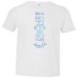 Bible Verse Toddler Jersey T-Shirt - "Psalms 61:2" Design 2 - Meditate Healing Christian Store