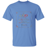 Bible Verse Men 5.3 oz. T-Shirt - "Psalm 73:26" Design 10 - Meditate Healing Christian Store