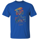 Bible Verse Men 5.3 oz. T-Shirt - "Psalm 73:26" Design 13 - Meditate Healing Christian Store