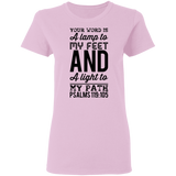 MeditateHealing.com | Bible Verse Ladies' T-Shirt