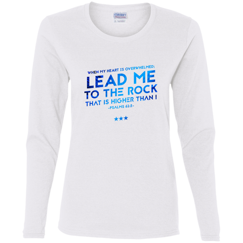 MeditateHealing.com | Bible Verse Ladies' Cotton Long Sleeve T-Shirt