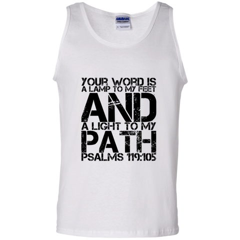 MeditateHealing.com | Bible Verse Men 100% Cotton Tank Top