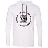 Bible Verse Men Long Sleeve T-Shirt Hoodie - "Psalm 119:105" Design 8 (Black Font) - Meditate Healing Christian Store