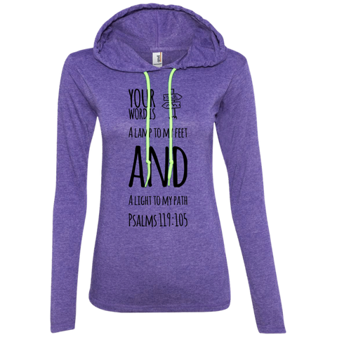 MeditateHealing.com | Bible Verse Ladies' Long Sleeve T-Shirt Hoodie