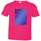 Bible Verse Toddler Jersey T-Shirt - "Psalms 61:2" Design 20 - Meditate Healing Christian Store