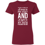 MeditateHealing.com | Bible Verse Ladies' T-Shirt